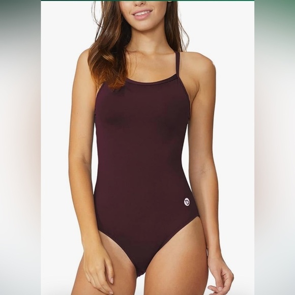 NWT BALEAF Women's Athletic Training Adjustable Strap One Piece Swimsuit size 34 - Picture 1 of 8